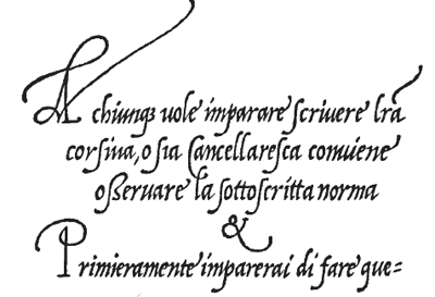 arrighi italic font